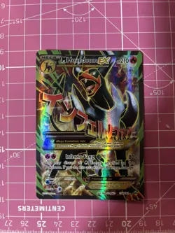 Pokemon Mega M Houndoom EX Full Art XY Breakthrough Card 154/162 - Image 1