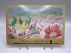 Eevee & Colorful Friends Pokemon Center Clear Card Limited 3/7 Leafeon Sylveon - Image 1