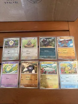Pokemon Master Ball Pattern Lot of 8 White Flare Black Bolt Pokemon Card Game NM - Image 1