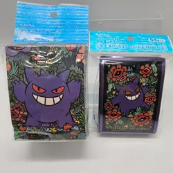 Pokemon Center Japan GENGAR 64 Card Sleeves & Deck Box Case New - Image 1