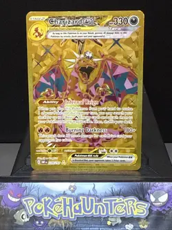 Pokemon Card Charizard EX 228/197 Obsidian Flames Hyper Rare Gold LP - Image 1