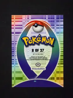 2001 Topps Pokemon Topps Johto League Champions #199 Slowking Sticker Card - Image 2