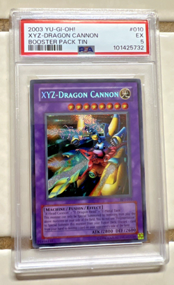 XYZ-Dragon Cannon BPT-010 2003 Collectors Tin Limited Edition Yugioh Card PSA 5 - Image 1