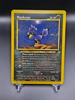 EX/LP - Murkrow - 24/111 - Neo Genesis - Pokemon Card - Image 1