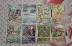 Pokemon Phantasmal Flames Card Lot Of 8 - IR, Dawn 129/094 Meowth 106/094 Nm - Image 1