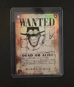 Portgas.D.Ace [Wanted] OP13-119 SEC One Piece Trading Card Game Japanese - Image 1
