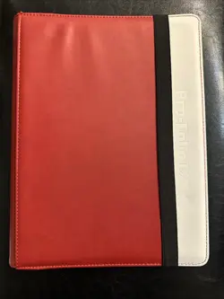 Red White Pro-Folio LX TCG Binder 20 9-Pocket Pages 360 Capacity Side Load Cards - Image 1