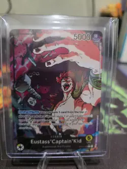 Eustass"Captain"Kid Leader Alt Art One Piece OP10-099 TCG English Card - Image 1