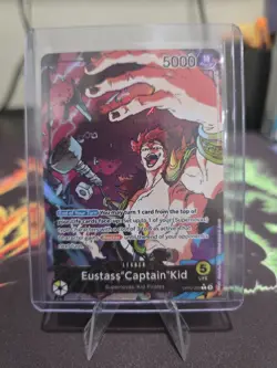 Eustass"Captain"Kid Leader Alt Art One Piece OP10-099 TCG English Card - Image 3