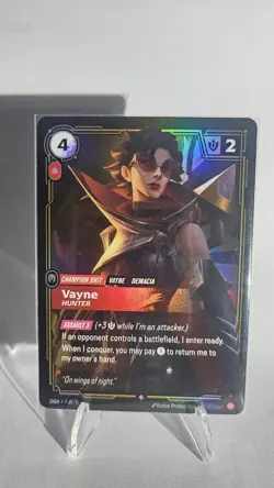 Riftbound Vayne Card Origins OGN 035/298 League Of Legends English - Image 1