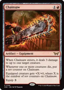 1x CHAINSAW - DUSKMOURN - MTG - Magic the Gathering - Image 1