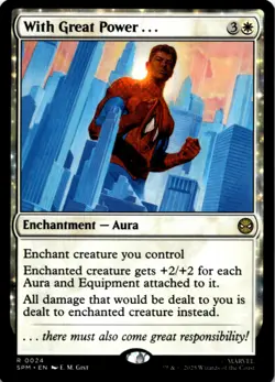 MTG With Great Power . . . Normal NM Marvel's Spider-Man Magic 24 - Image 1