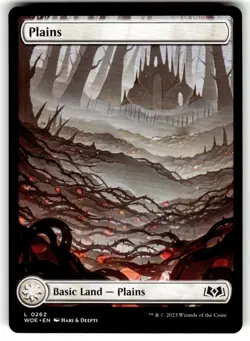 Plains (0262) Wilds of Eldraine MTG Magic The Gathering - Image 1