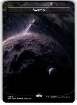 Swamp (242) (Borderless) Unfinity Regular MTG - Image 1