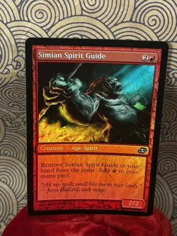 Magic The Gathering ‘Simian Spirit Guide’ Planar Chaos Foil 2007 #122/165 - Image 1