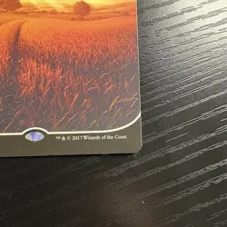 Plains Land Regular Full Art MTG Unstable #212 LP - Image 5