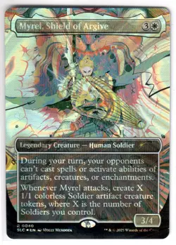 Myrel, Shield of Argive Encyclopedia Secret Lair HALO FOIL Magic MTG NM - Image 1