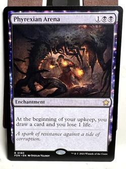 MTG Foundations Phyrexian Arena 0180 Rare - Image 1