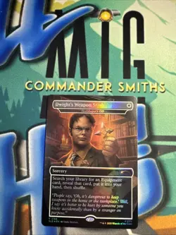 Steelshapers Gift THE OFFICE ? Borderless FOIL ? MTG Secret Lair 2166 NM Dwight - Image 1