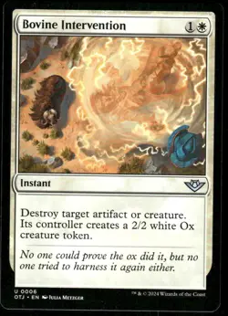 4x Bovine Intervention - Outlaws of Thunder Junction - NM-Mint - MTG - Image 1