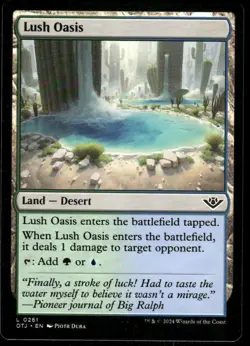 4x Lush Oasis - Outlaws of Thunder Junction - NM-Mint - MTG - Image 1
