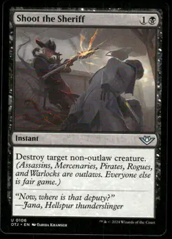 1x Shoot the Sheriff - Outlaws of Thunder Junction - NM-Mint - MTG - Image 1