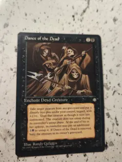 DANCE OF THE DEAD 1995 ICE AGE Magic: the Gathering VINTAGE - Image 1