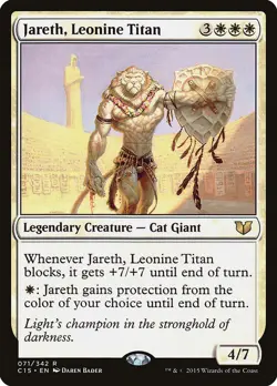 Jareth, Leonine Titan [Commander 2015] Magic MTG - Image 1