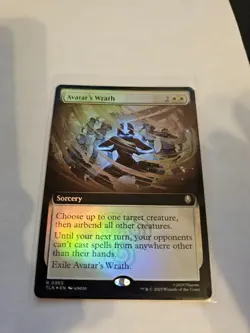 Avatar's Wrath Extended FOIL MTG Avatar: TLA Nm/M *ON HAND* - Image 1