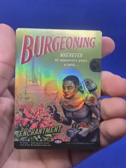 Magic the Gathering Special Guests Burgeoning 0126 Showcase Foil Mythic NM - Image 2