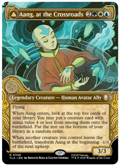 Aang, at the Crossroads // Aang, Destined Savior - Showcase Avatar MTG - Image 1