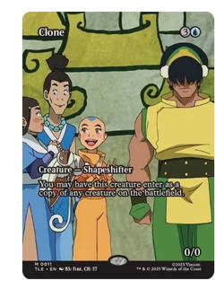 Clone - Borderless Avatar MTG - Image 1