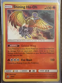 Pokemon TCG Shining Ho-Oh SM70 Holo - Image 1