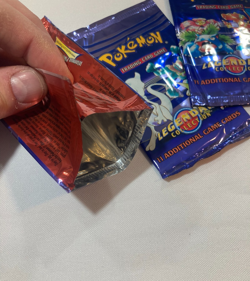 Lot 4 Pokemon TCG LEGENDARY COLLECTION EMPTY Booster Pack Wrappers Full Art Set 76930961865 - Image 3