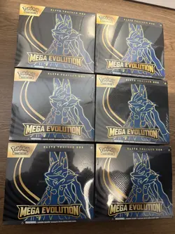 Pokemon TCG: Mega Evolution - Elite Trainer Box ETB - Lucario - Sealed x 7 ✅ - Image 5
