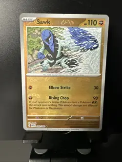 Pokemon TCG Sawk Masterball SV 049/086 Black Bolt White Flare - Image 1