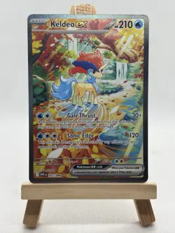 Pokemon White Flare Keldeo ex 167/086 Special Illustration Rare Holo NM - Image 1