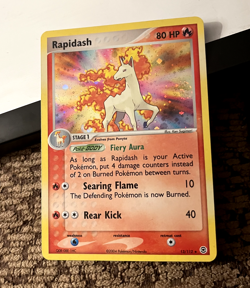 Pokemon TCG Rapidash Holo Rare 13/112 EX Fire Red Leaf Green (2004) - Image 1