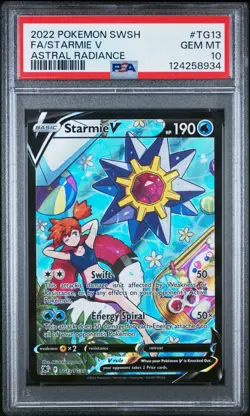 Pokemon Starmie V TG13/TG30 Astral Radiance Ultra Rare MISTY GEM MINT PSA 10 - Image 1