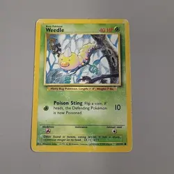 Weedle 69/102 - Common - Base Set WotC Pokemon TCG DMG - Image 1