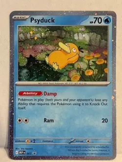 2025 Pokemon Mega Evolution Black Star Promo EN Psyduck #007 - NM free shipping - Image 1