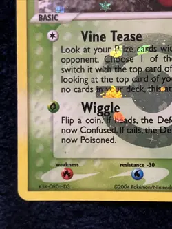 2004 Pokemon Tangela EX FireRed & LeafGreen 30/112 Reverse Holo Rare Vintage - Image 5