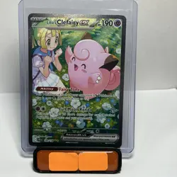 Pokemon TCG Lillie's Clefairy ex 184/159 Sv09: Journey Together Holo - Image 1