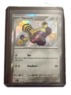 Pokemon TCG Varoom Scarlet & Violet: Paldean Fates 192/091 Holo Shiny Rare - Image 1