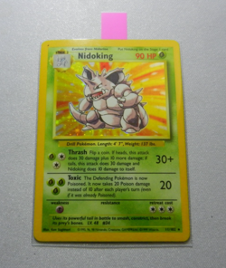 👾 NIDOKING #11 | 1999 Pokemon Base Set Rare Holo - Image 1