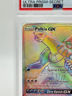POKEMON Ultra Prism: Palkia GX #165 - PSA 8 NM-MT - Image 3