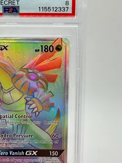 POKEMON Ultra Prism: Palkia GX #165 - PSA 8 NM-MT - Image 4