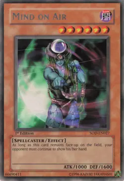 Yugioh Mind on Air SOD-EN027 Rare 1st Edition NM - Image 1