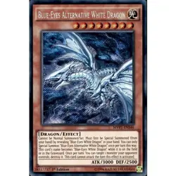Blue-Eyes Alternative White Dragon Yu-Gi-Oh! MVP1-ENS46 1st Secret Rare - Image 1
