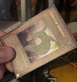 Sinister Serpent SDD-002 Secret Rare Light Play LP/Edge Yugioh TCG Fast Shipping - Image 3